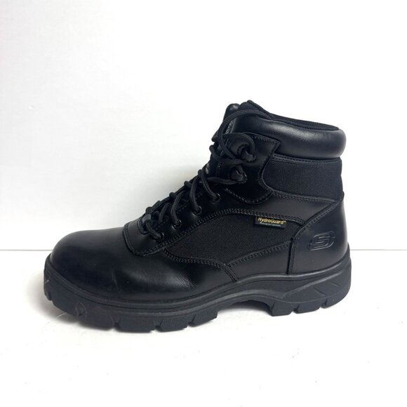 Skechers Mens Wascana Linnean Comp Toe Boot Black Size 9.5 M - Picture 1 of 5